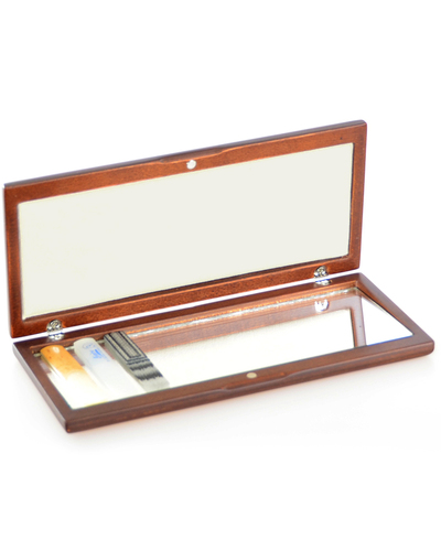 Baro Blattetui Klarinette/Sopran 12 Blätter Nussbaum